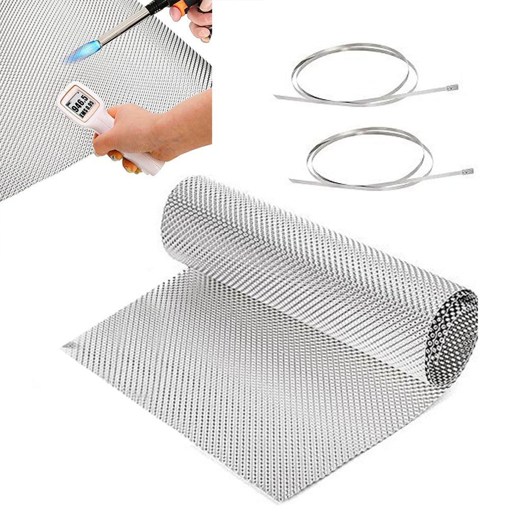 Für Autoauspuff Hitzeschutzblech Aluminium Geprägtes Hitzeschild für Schalldämpfer Rohre und Automobil-Abgasanlagen