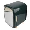 12L Mini Fridge Quiet Removable Shelf Cooler Warmer Small Refrigerator with LED Mirror for
