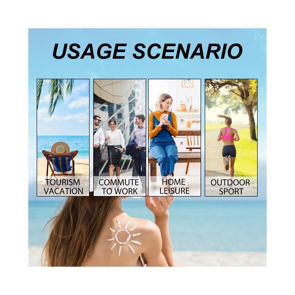 Face Body Whitening Sunscreen Cream SPF50 Refreshing Waterproof UV Protector Concealer Moisturizing Brightening