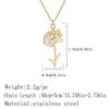 Kinitial Stainless Steel 12 Month Birth Flower Necklace For Women Aesthetic Necklace Birthday Gifts Kpop Jewelry Gift