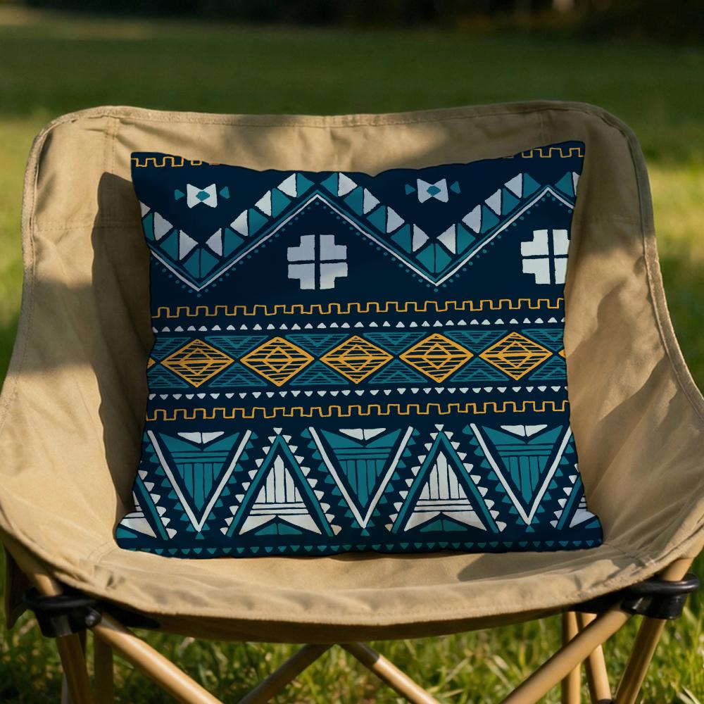 Bohemian Style Cushion Cover Soft Reversible Durable Pillow Cover MultiScene Use for Home Car Daily Comfort