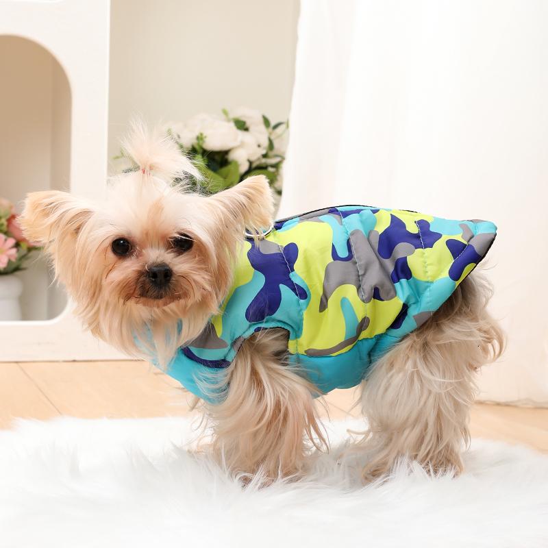 Dog Coat Warm Autumn Winter Pet Clothes for Small Medium Dogs Cat Vest Waterproof Puppy Padded Jacket French Bulldog Overalls