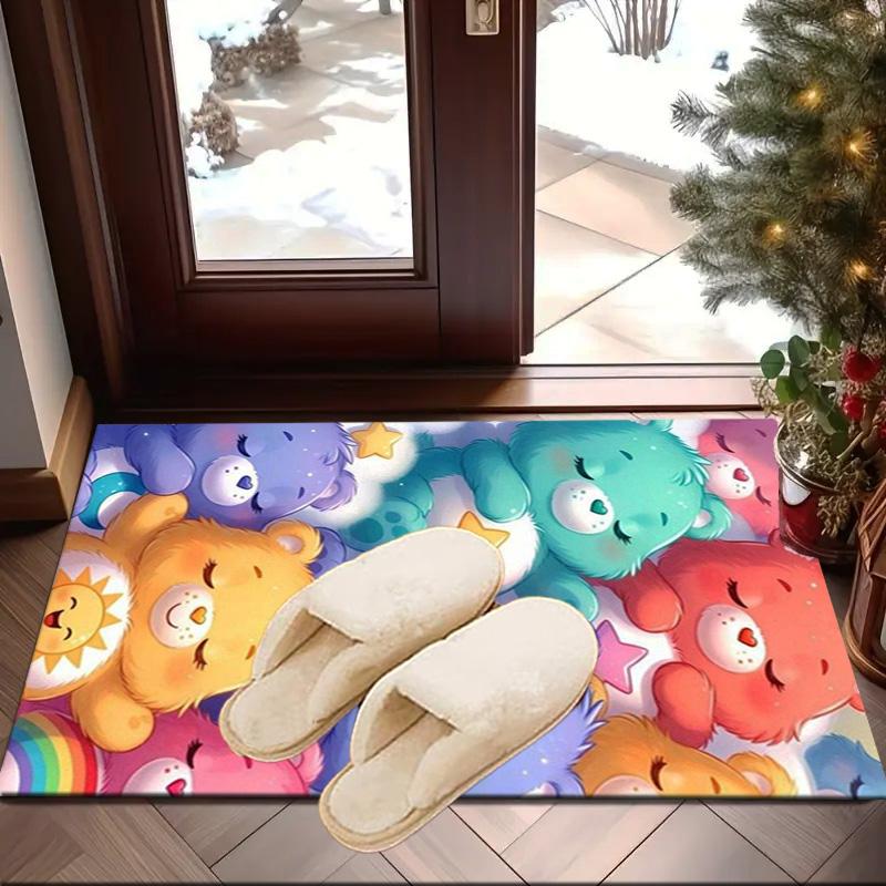 Love Bears Cozy Night Carpet, Chair Rug,Rug for Office Bedroom living rooms, Doormat decor Fan Gift Christmas Gift