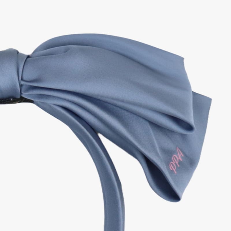 PINK PINEAPPLE TIERED RIBBON HAIR BAND_SKY blue