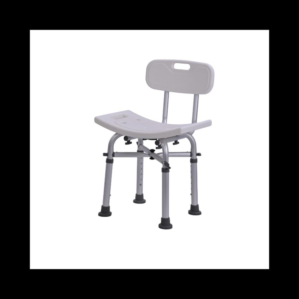 Household Portable Shower Chair Lightweight Bathroom Non Slip Bathing Chair Aluminum Alloy Rust Proof Stool