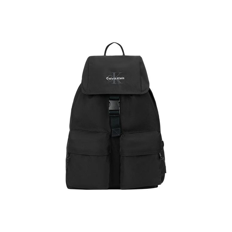 

Calvin Klein Casual Travel Large Capacity Embroidered Fabric Backpack Men backpack Space-Black 4D3270G-UB1 Basic Set (Bag)