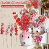 Artificial Bougainvillea Flower Stems Silk Long Branches Full Blossoms For Home Wedding Table Centerpiece Event Indoor Outdoor Decorations