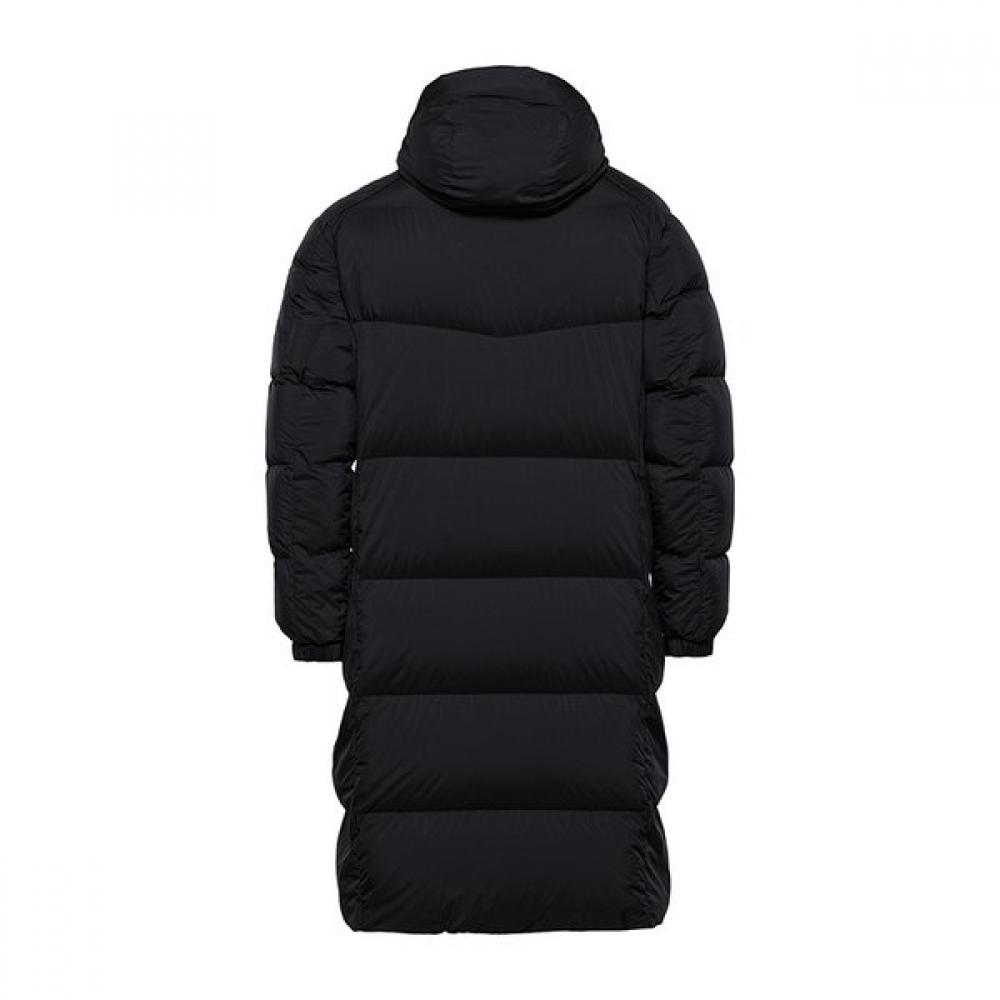 Black Yak Unisex Casual Long Bench Goose Down Jacket 1bypaw4902