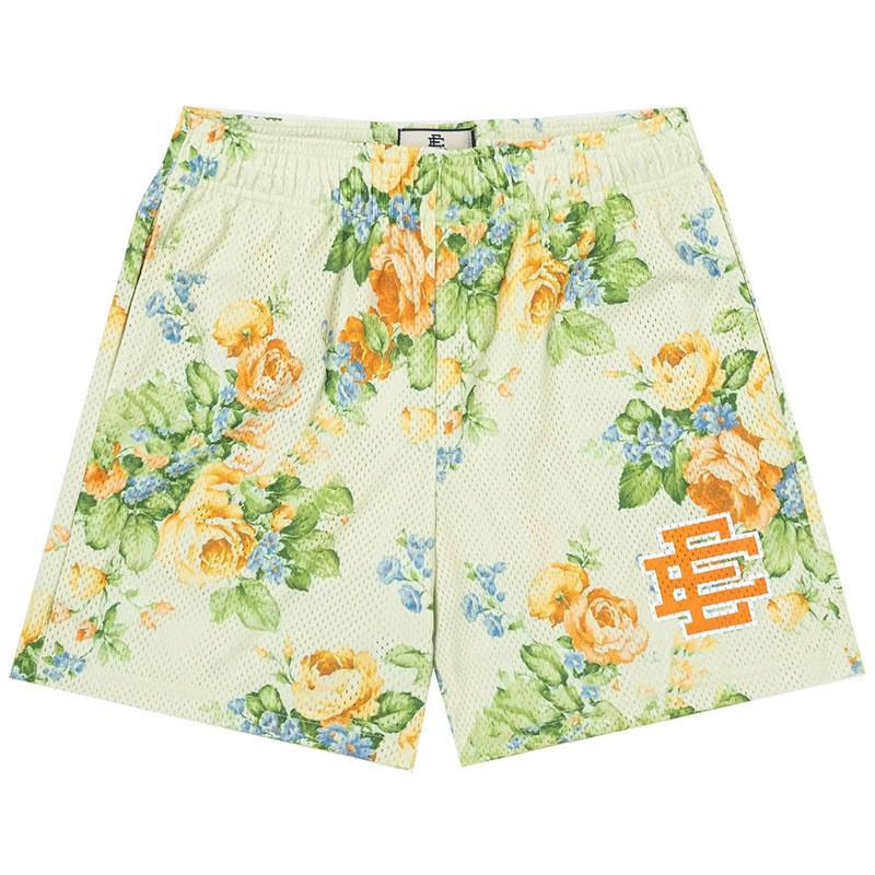 Eric Emanuel EE Herren Mesh Fitnessshorts Atmungsaktiv Jogging Training Lässige Sportbekleidung