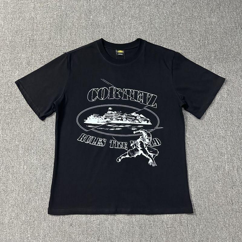 Cross-border corteiz Alcatraz series T-shirt short-sleeved letter Logo digital printing men's and women's tide t trend versatile