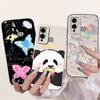 For Infinix Hot 12 Play Case Lovely Panda Painted Soft Silicone Phone Cover Case For Infinix Hot 12 Hot12 Play Fundas Capa Bags
