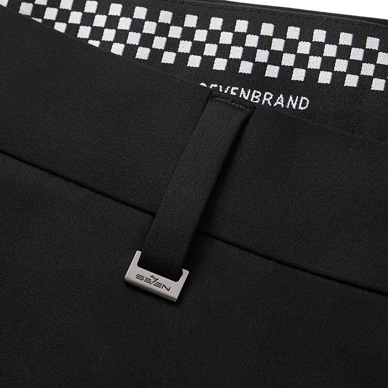 Septwolves Men's Nylon-Spandex Straight-Leg Elastic Casual Pants