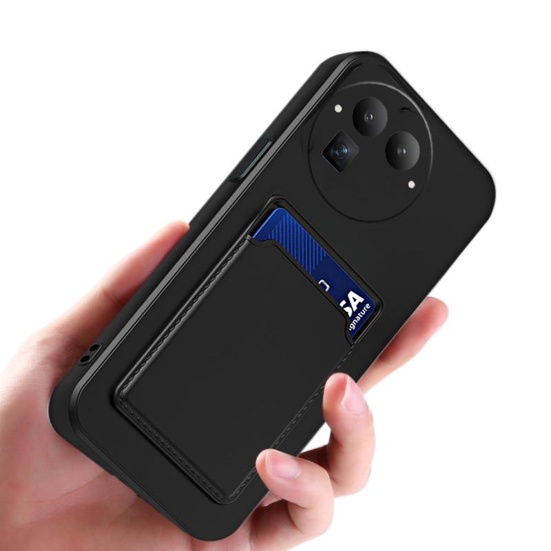 For Realme GT8 case Card Slot Card Silica Gel Soft Holder Wallet Case For Realme GT8 Pro Phone casing