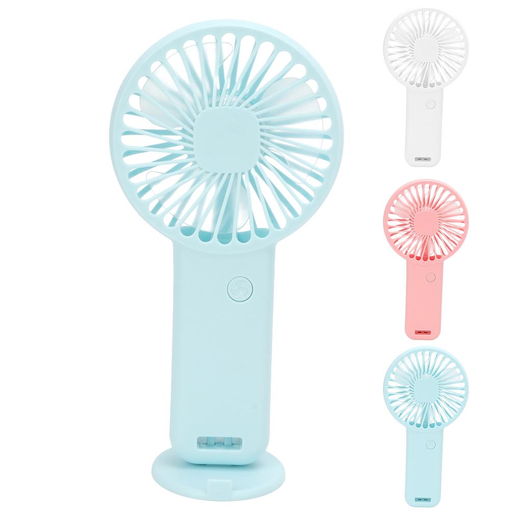 Handheld Fan Portable USB Charging Small Pocket Fan Battery Powered Mute Fan with USB Wire for Kids 