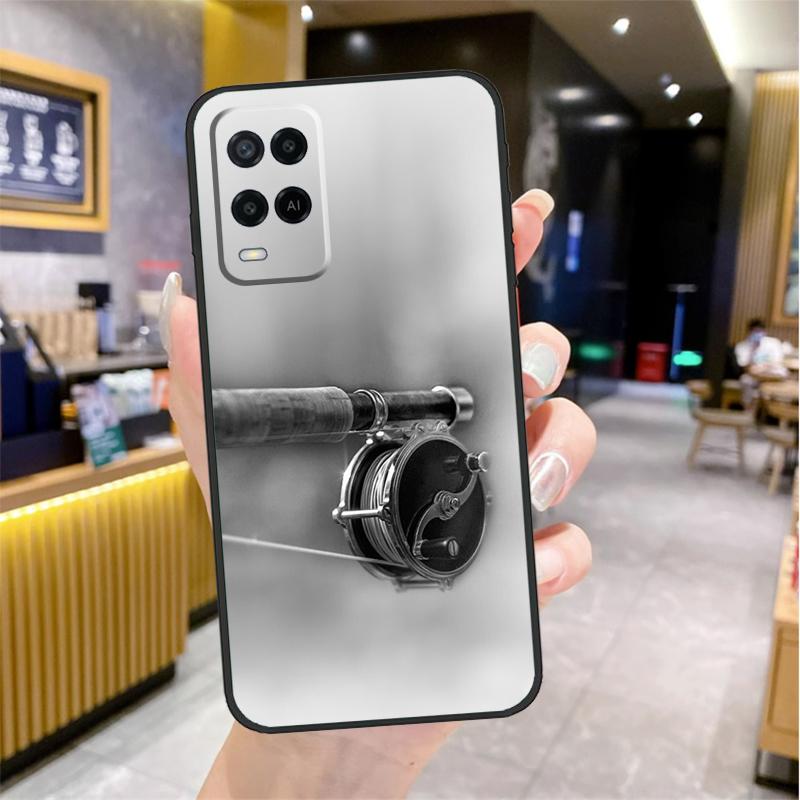 Fishing Rod Case For Oppo A96 A76 A16 A17 A18 A60 A80 A40 A38 A58 A78 A98 A94 A74 A54 A15 A57 A77 A5 Pro