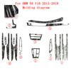 Car-Styling Carbon Fiber Car Interior Center Console Color Change Molding Sticker Decals For BMW X6 F16 2015-2018