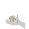 Endo Shoji TKG Paper Coasters, Brown, Arabesque Pattern (Pack of 100), Round, 90mm Diameter, 1mm Thick, a Must-Have for Evening Drinks, Commercial Use