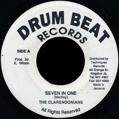 7-tums skiva CLARENDONIANS - Seven In One NONE Trumbeat Recor Jamaica Reggae, Ska & Dub Använd