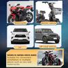 LED Motorcycle Auxiliary Spotlights Hi/Low Beams With Red Devil Eyes Driving Fog Lights for Truck Golf Cart SUV ATV 4X4 12V 24V