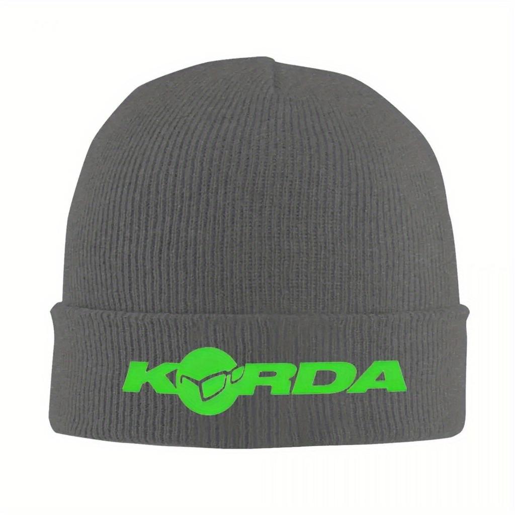 Korda Logo Beanie Hats Hip Hop Caps Female Male Kpop Skullies Beanies Spring Design Elastic Beanie Hat