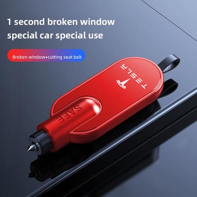 Car Window Hammer Seat Belt Cutter Emergency Escape Tools For Model 3 Highland 2023 Model S Model X Model Y