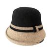 Wool hat women's autumn and winter elegant top hat small edge versatile face small high-end warm casual bucket hat