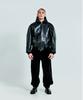 51Percent Leather Hoodie Zip-Up - Black