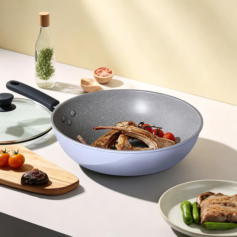 

COOKER KING Maifan Stone Non-Stick Wok Frying Pan