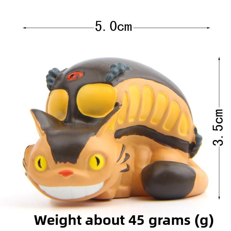 Totoro My Neighbor Model With Leaf Accessories For Creative Home And Party Decor