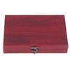 Coin Holder 50 Pieces Storage Vintage Wooden Coin Storage Box with Transparent Protective Case for