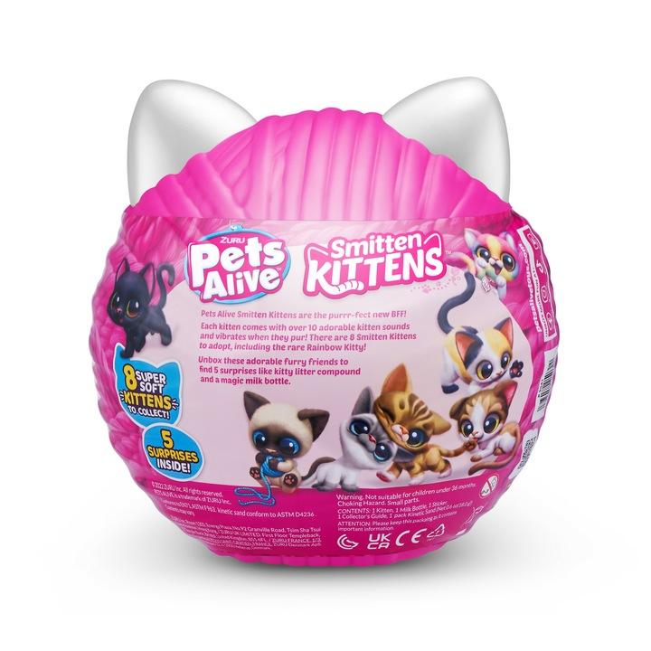 Zuru Pets Alive Smitten Kittens Interaktywna Przytulanka Kotek 9541