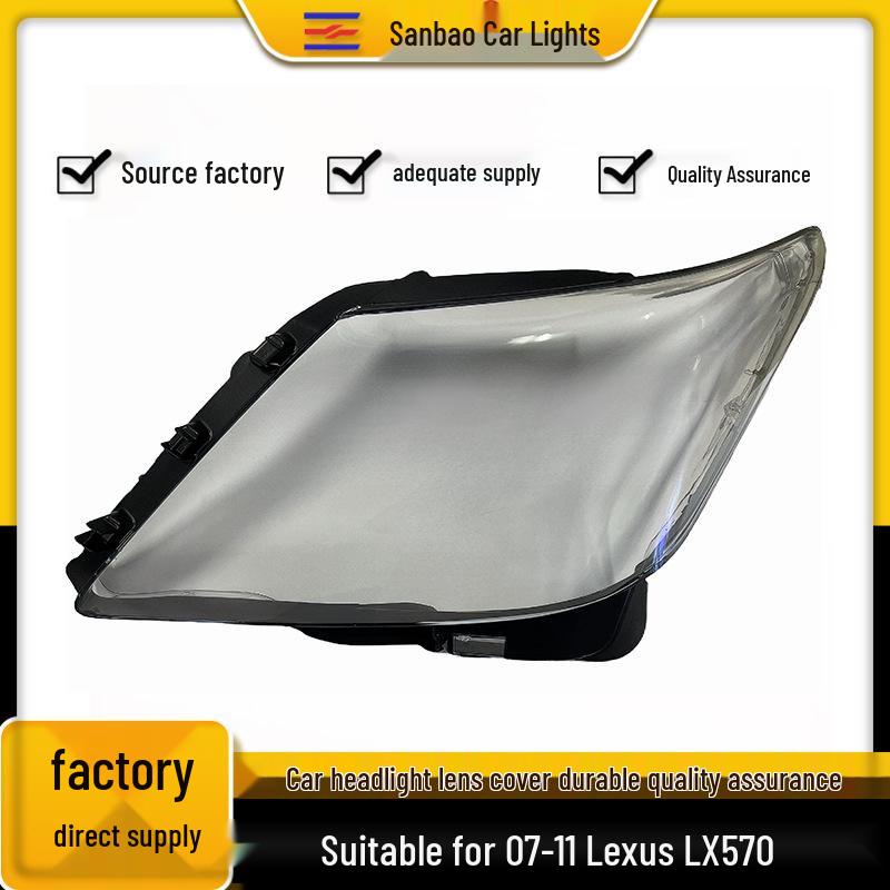 Transparent Headlight Cover for 2007-2011 Lexus LX570 Right Headlight Cover