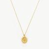 Tianhe Stone Blue Multi-Layered Retro Clavicle Necklace with Real Gold Electroplating