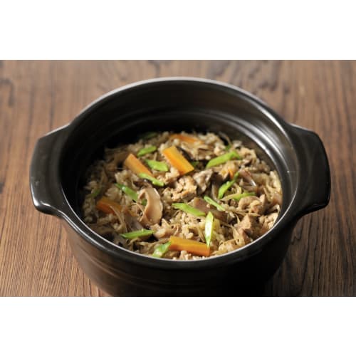 HARIO (Hario) Banko Ware Earthenware Rice Pot N 3-Go Capacity with Glass Lid GN-200B