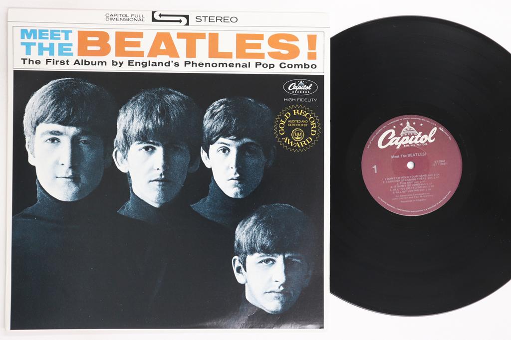 LP Record BEATLES - Meet The Beatles! ST2047 CAPITOL 1978 US Rock Used