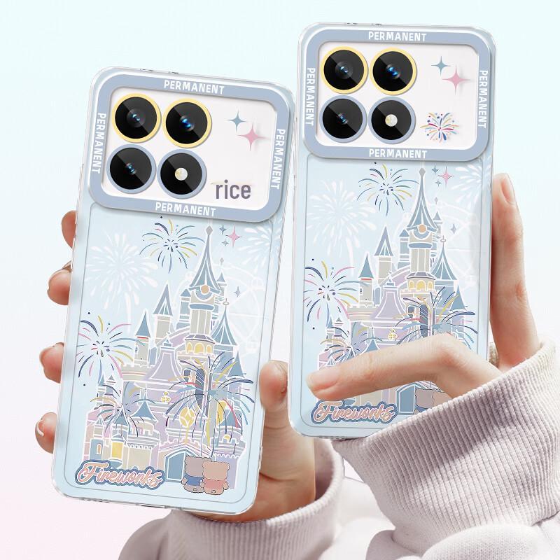 Redmi K Series Cartoon Transparent Anti-Fall Phone Case Redmi K90