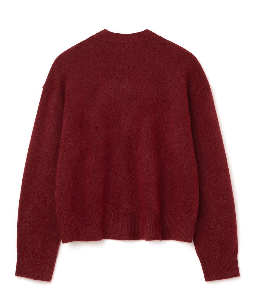 MILLO ARCHIVE Crop Move V-Neck Cardigan [Red]