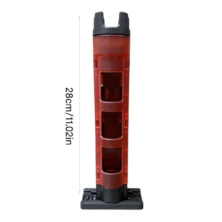 Portable Fishing Box Rod Stand Insertion Rod Device Tube Poles Inserter 3 Level Adjustable Rod Holder Easy to Use