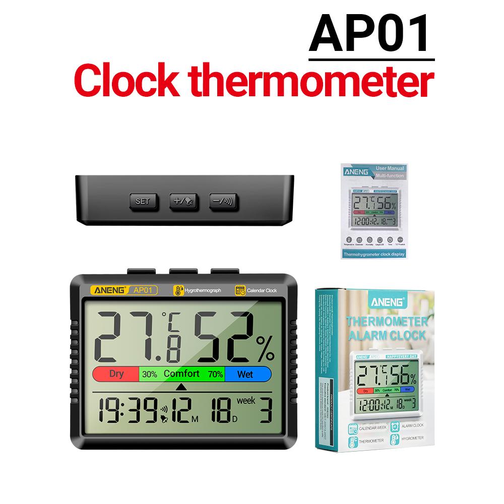 

ANENG AP01 Multiscene Measurement Temperature Humidity Meter Handheld Precision Digital Air Thermometer Hygrometer Tester чёрный