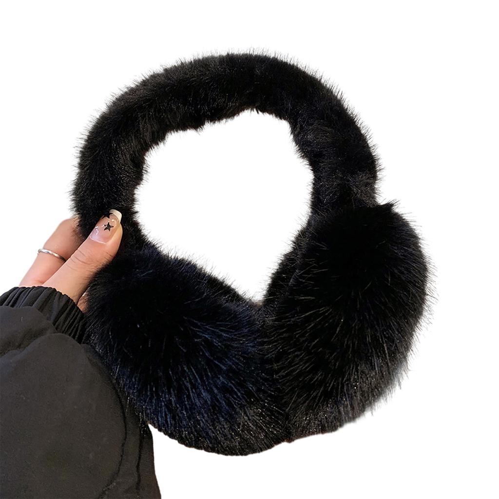 Winter Ear Warmers Faux Furs Adjustable Earmuffs Ear Warm Protector Thicken Plush Earmuff Ear Cover