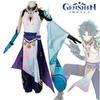 Genshin Impact Xiao Cosplay Costume Wig Halloween Carnival Party Props Adult