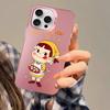Fujiya Milky Peko-Chan Phone Case For IPhone 17 16 15 14 13 12 11 Pro Max Color Black Matte Cover