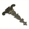 1pcs Retro Bronze Zinc Alloy Butt Hinges Ornament Hinges Decorative Elements Antique Wooden Box Decorative Hinge Repair Tools