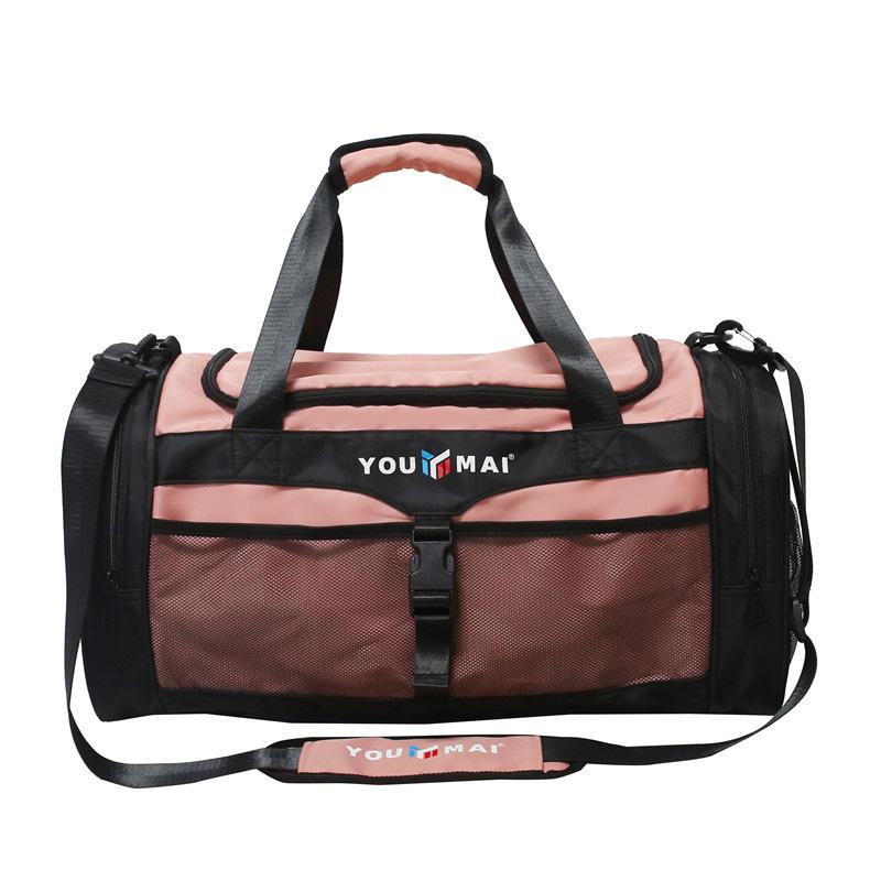 Travel Bag Double Shoulder Large Capacity Dry and Wet Separation Sports Fitness Training Bag Lightweight Portable Mountaineering Duffel Bag