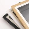 Multi-functional Wooden Picture Frame Magnetic Closure Rectangle Flip Photo Frame Wall Mount Changeable Display Frame