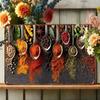 Vintage Metal Spice Tin Sign 20x30cm Wall Decor for Kitchen Cafe Bakery