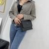 Summer New Skull Women's Bag Embossed Chain Bag Trendy Rivet Single Shoulder Crossbody Black Bag