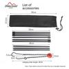 Aluminum Alloy Outdoor Bonfire Stand Tripod 3 Sections Camping Supplies Portable Hanging Pot Picnic Barbecue Bracket