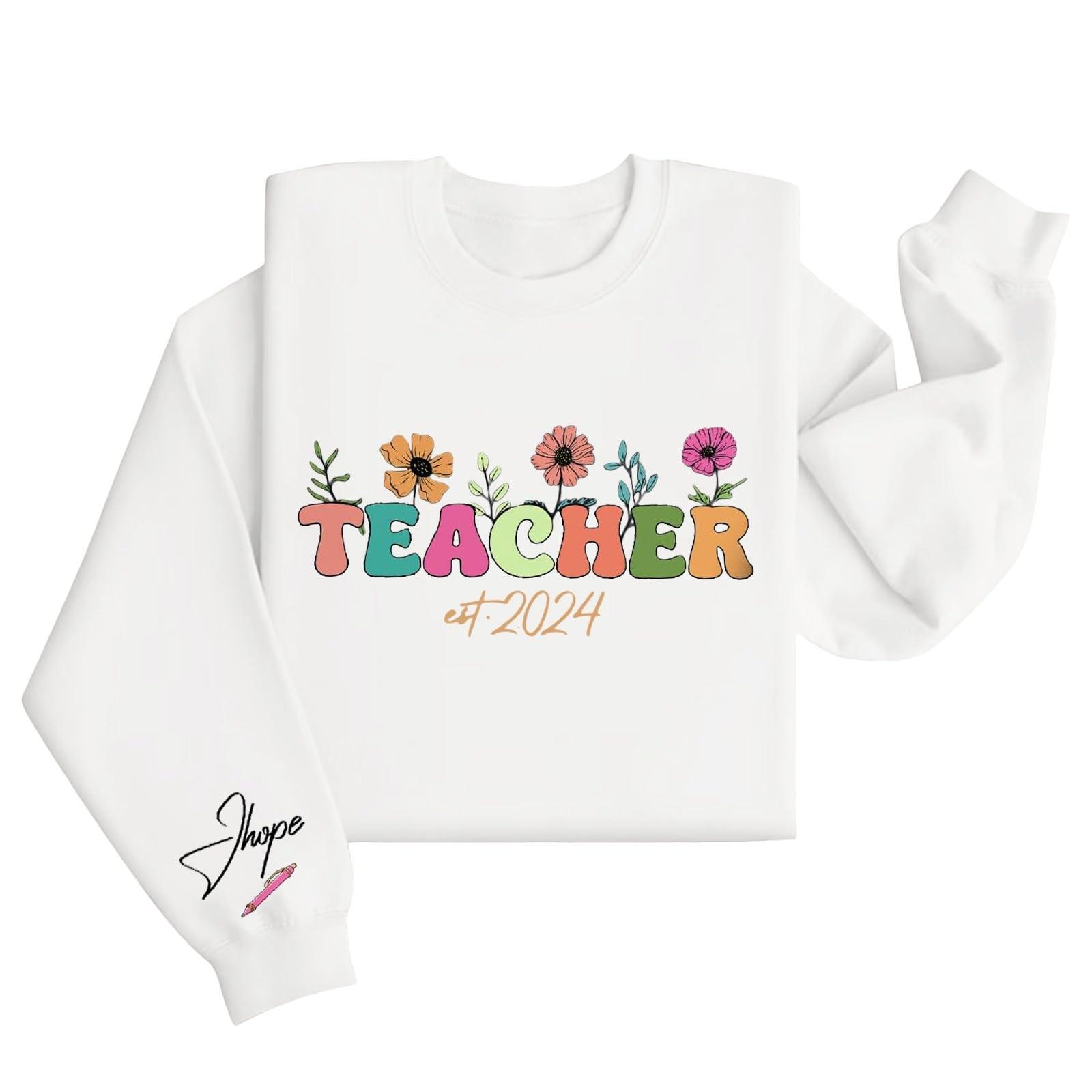 

Женские топы с круглым вырезом и принтом из хлопка, повседневная мода, длинный рукав, пуловер, топ, блузка M белый