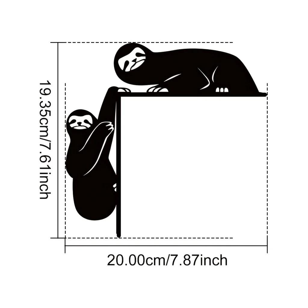 

1 шт. Креативные силуэтные декоративные настенные наклейки — украсьте дверные углы и рамы художественным стилем светло-серый